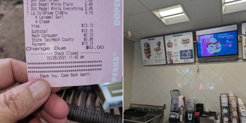 Dunkin' Menu