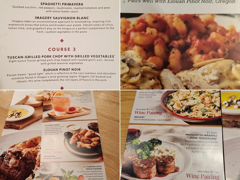 Carrabba's Italian Grill Menu