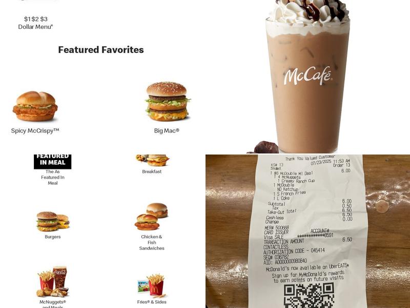 McDonald's Menu