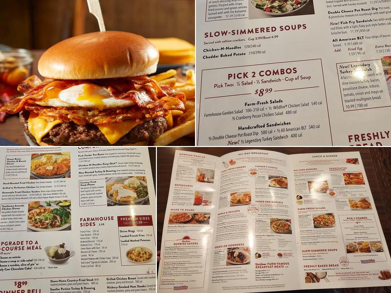 Bob Evans Menu