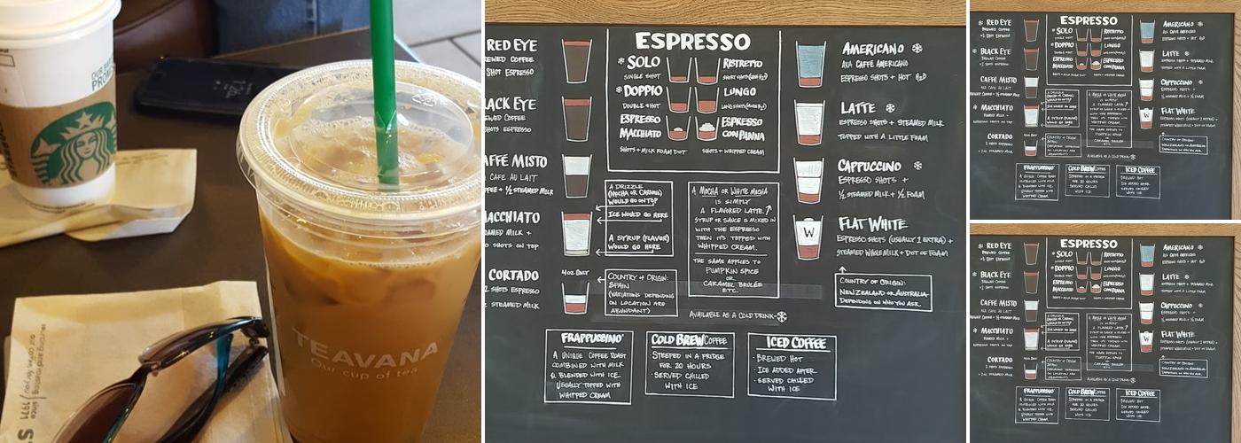 Starbucks Menu