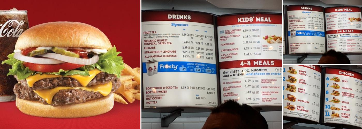 Wendy's Menu