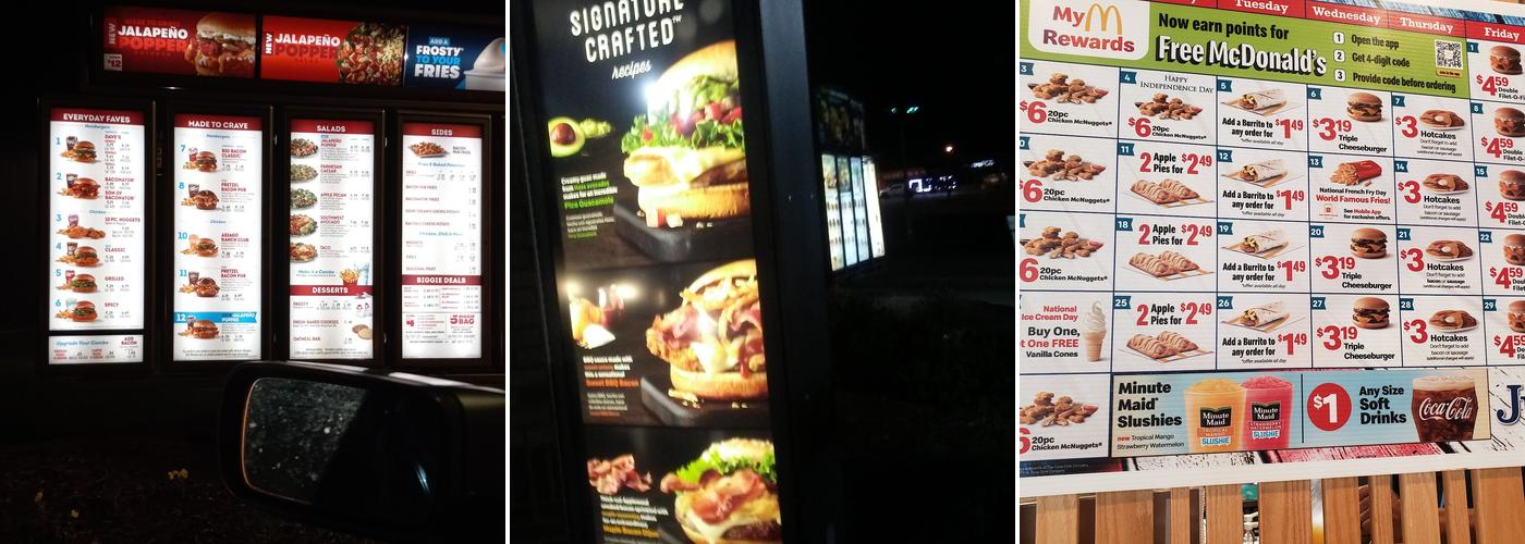 McDonald's Menu