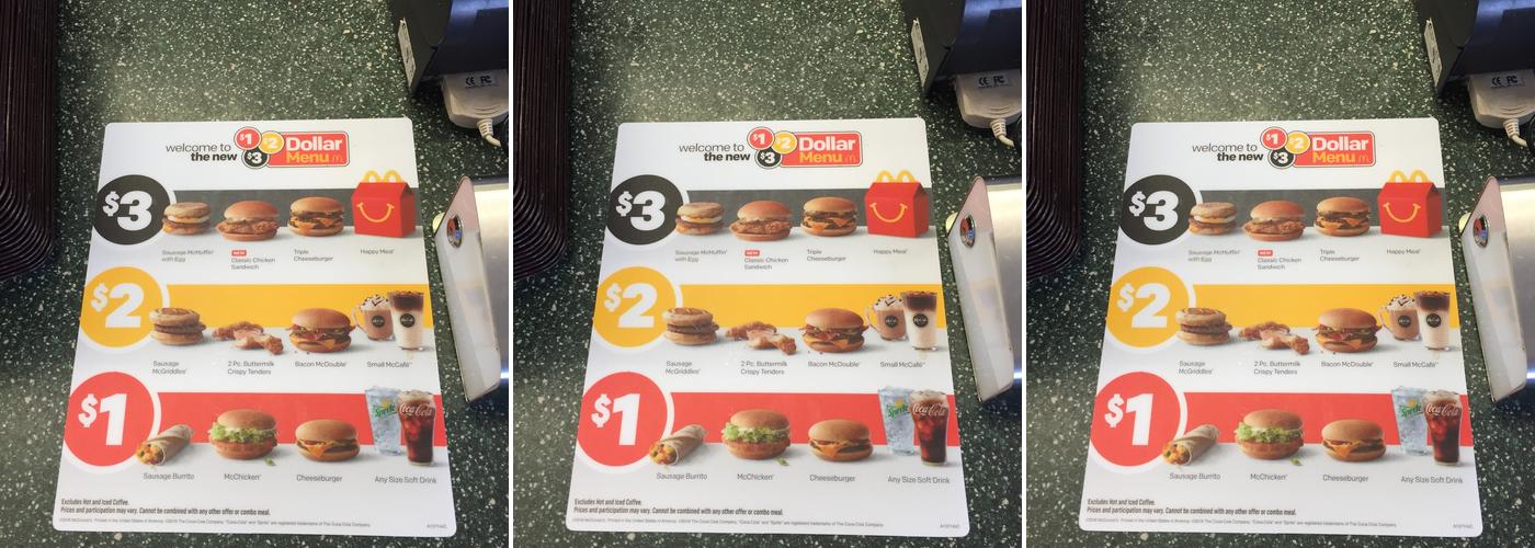 McDonald's Menu
