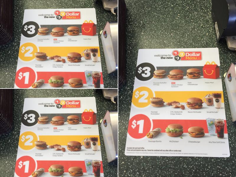 McDonald's Menu