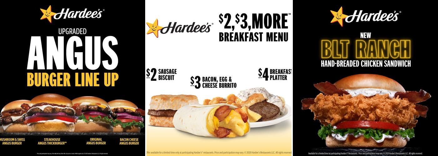 Hardee's Menu