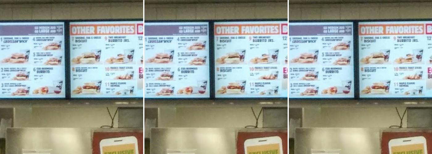 Burger King Menu