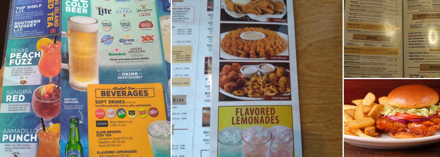 Texas Roadhouse Menu