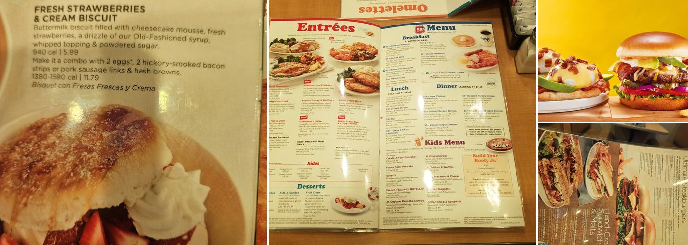 IHOP Menu