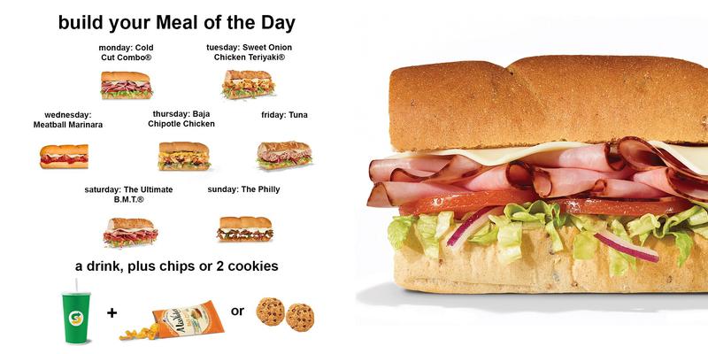 Subway Menu