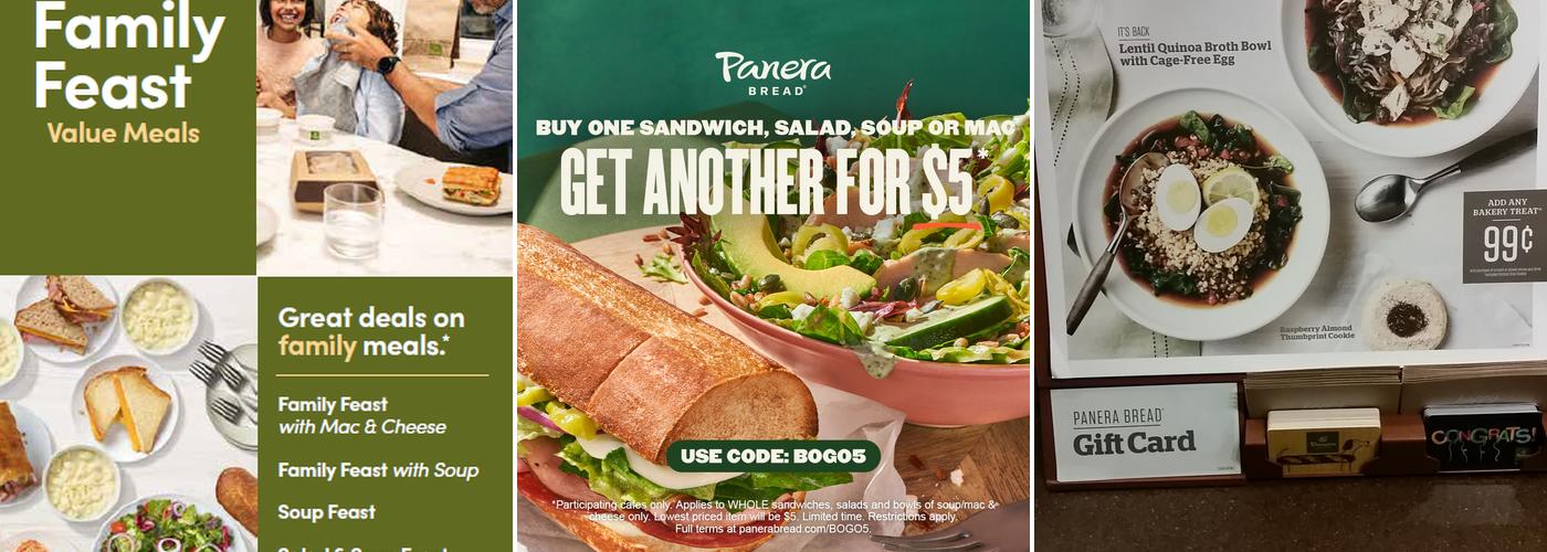 Panera Bread Menu