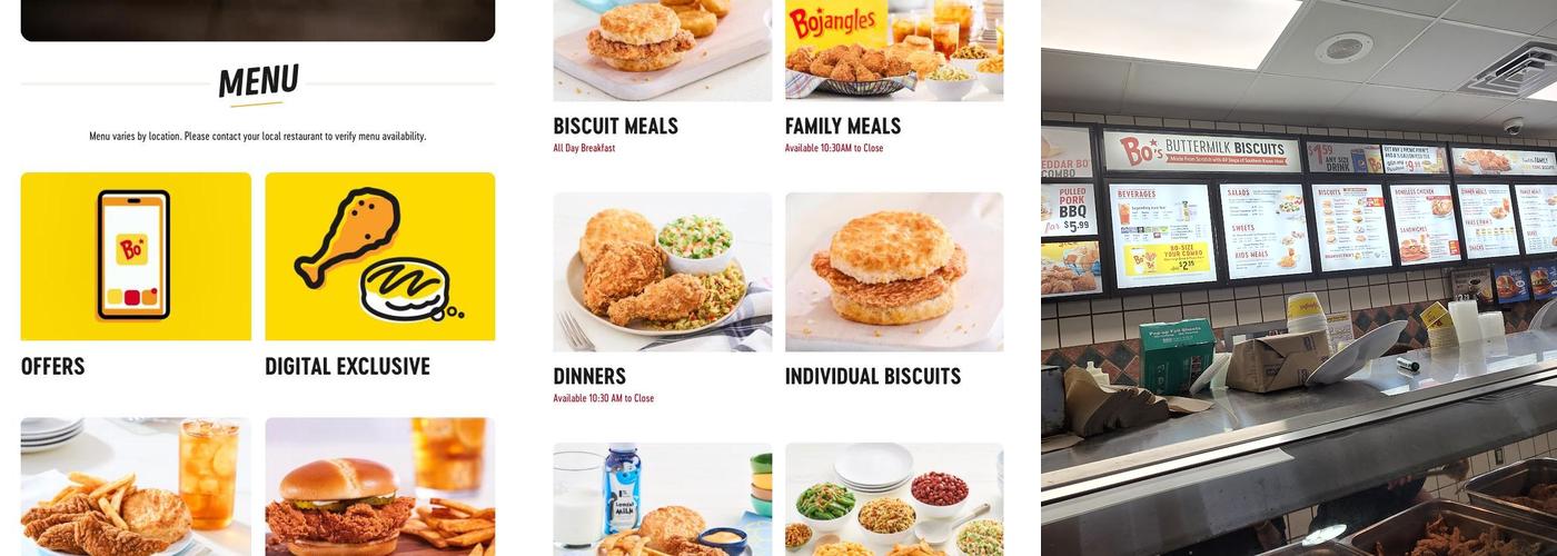 Bojangles Menu