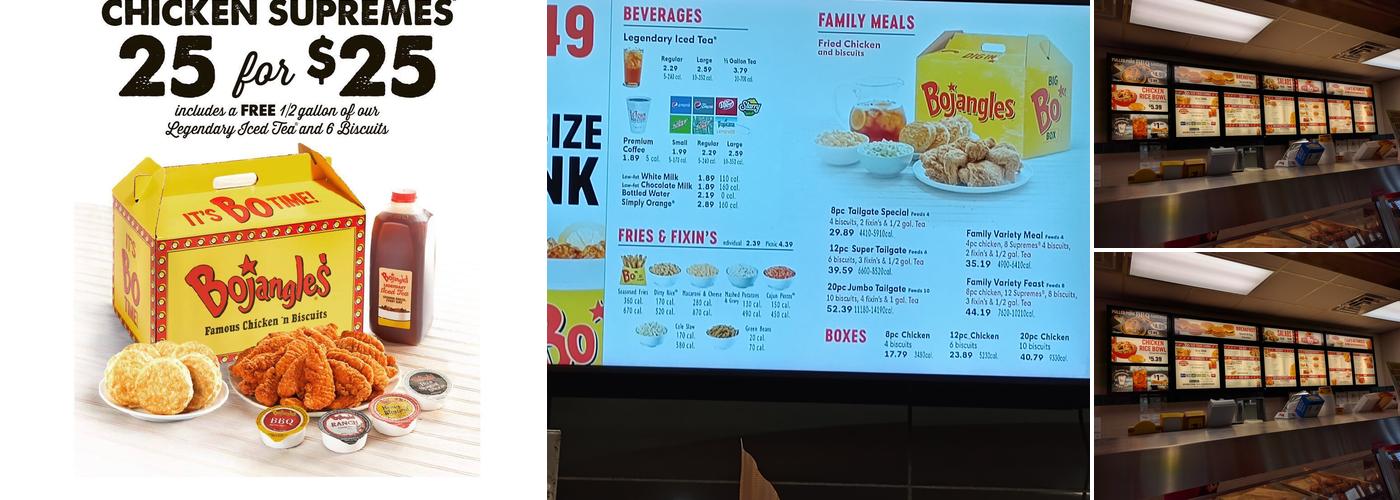 Bojangles Menu
