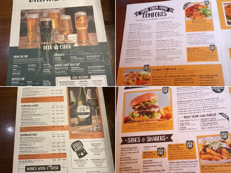 Centurion Table Table Menu