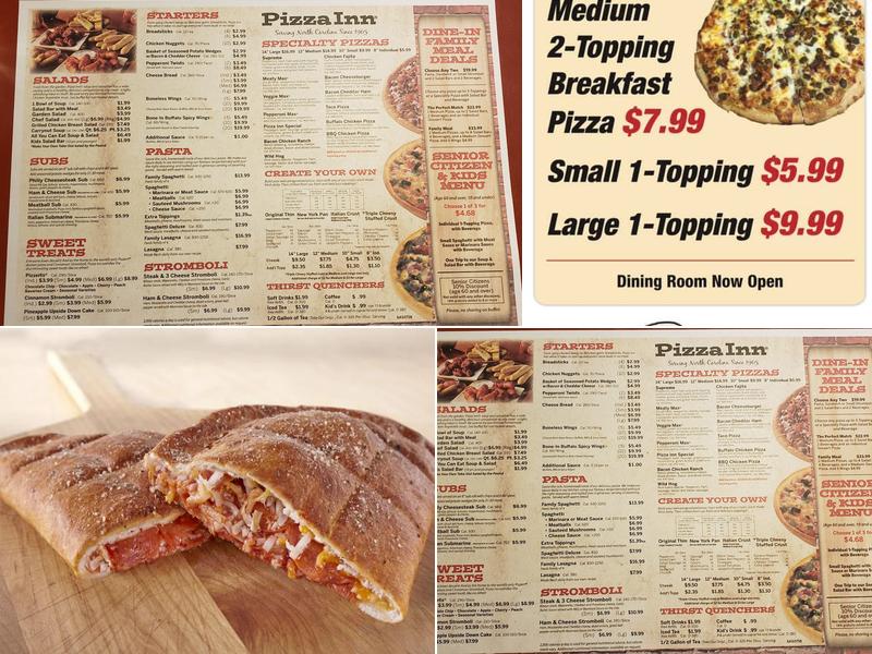 Pizza Inn Menu