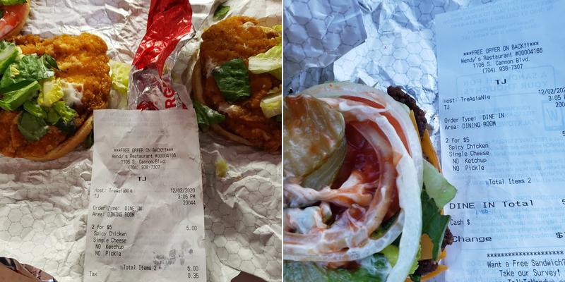 Wendy's Menu