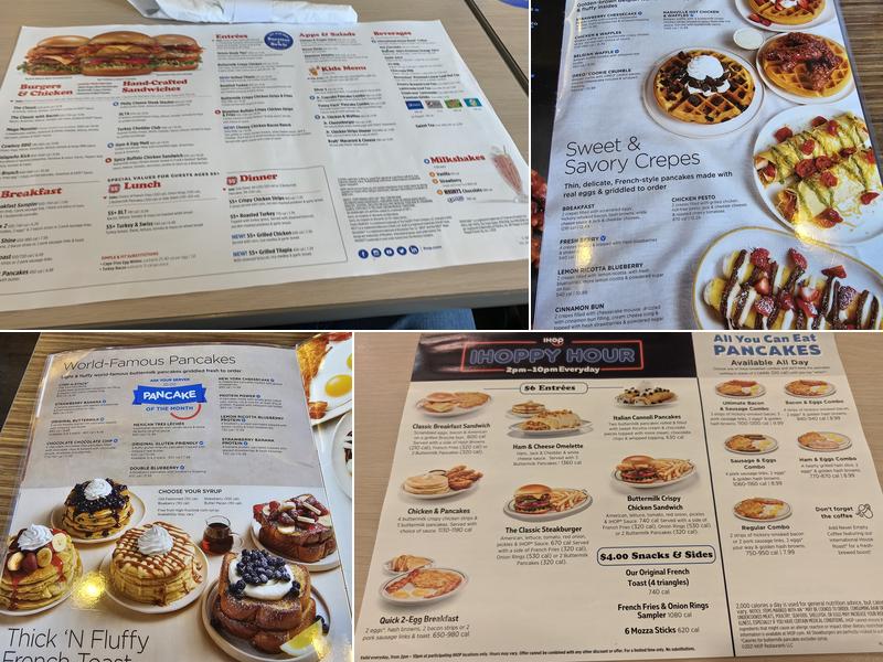 IHOP Menu