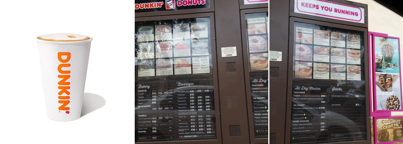Dunkin' Menu