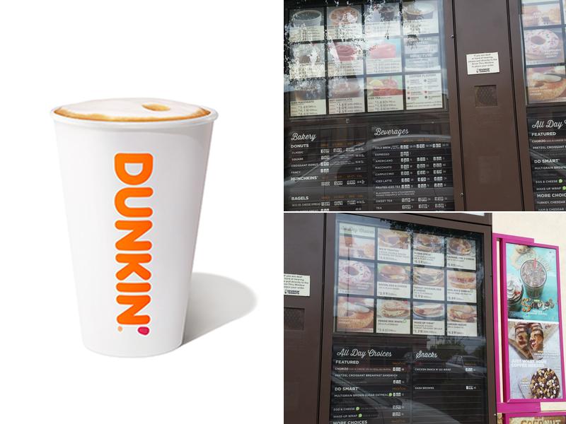 Dunkin' Menu