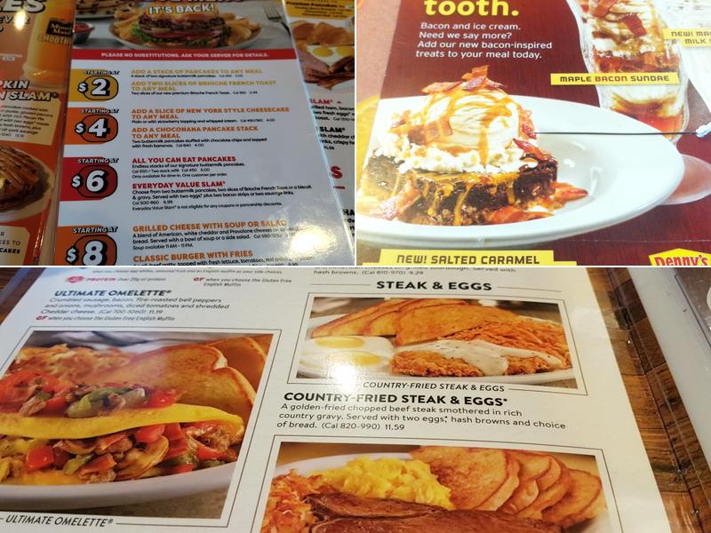Denny's Menu