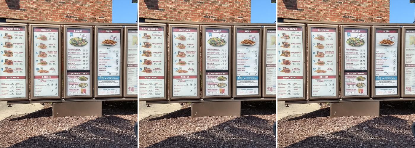 Wendy's Menu