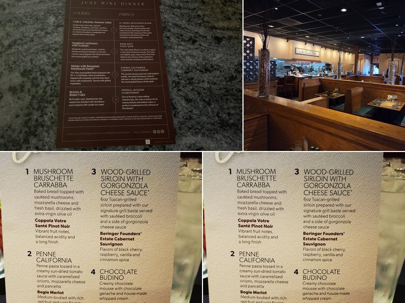 Carrabba's Italian Grill Menu