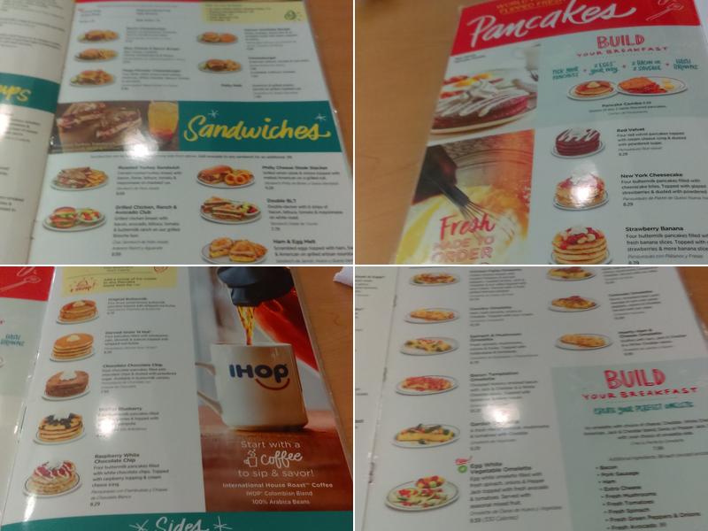 IHOP Menu