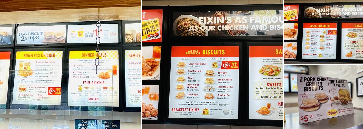Bojangles Menu