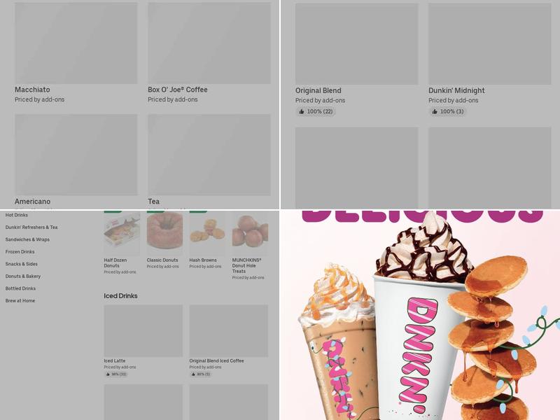 Dunkin' Menu