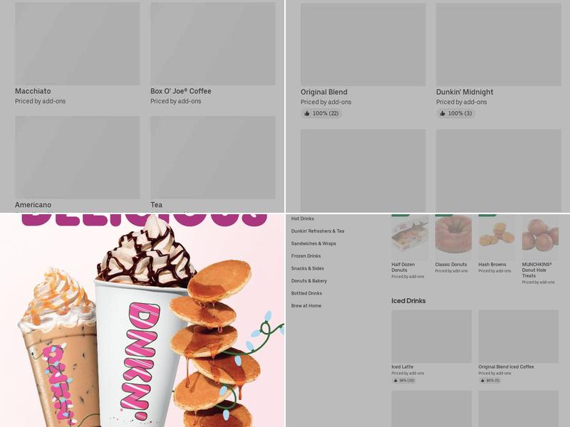 Dunkin' Menu