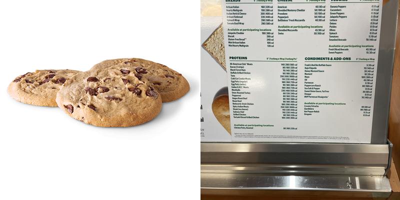 Subway Menu