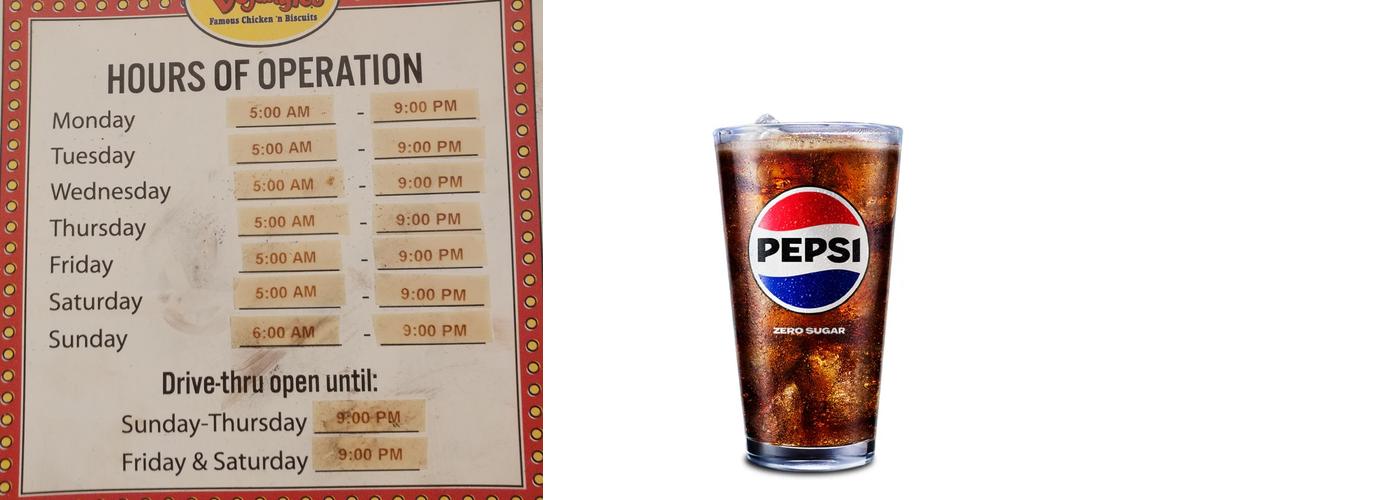 Bojangles Menu