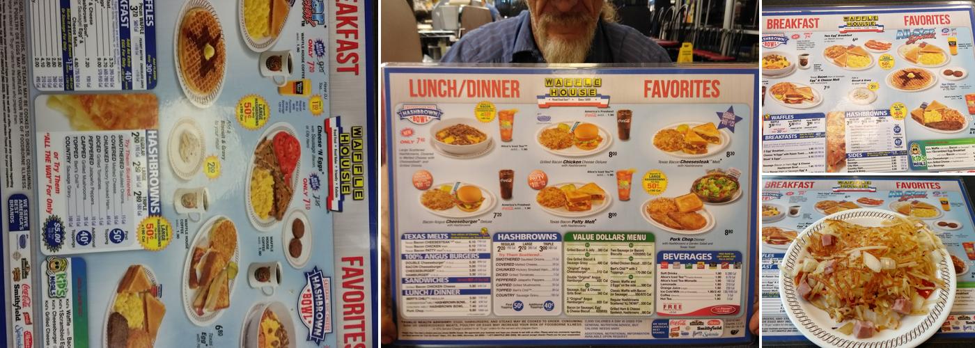 Waffle House Menu