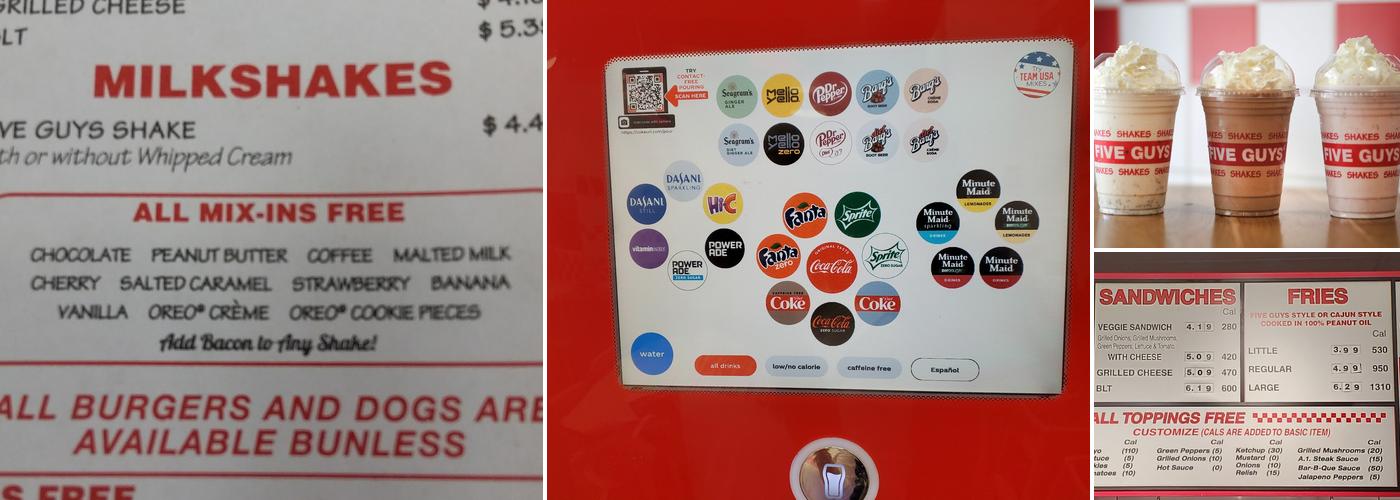 Five Guys Menu