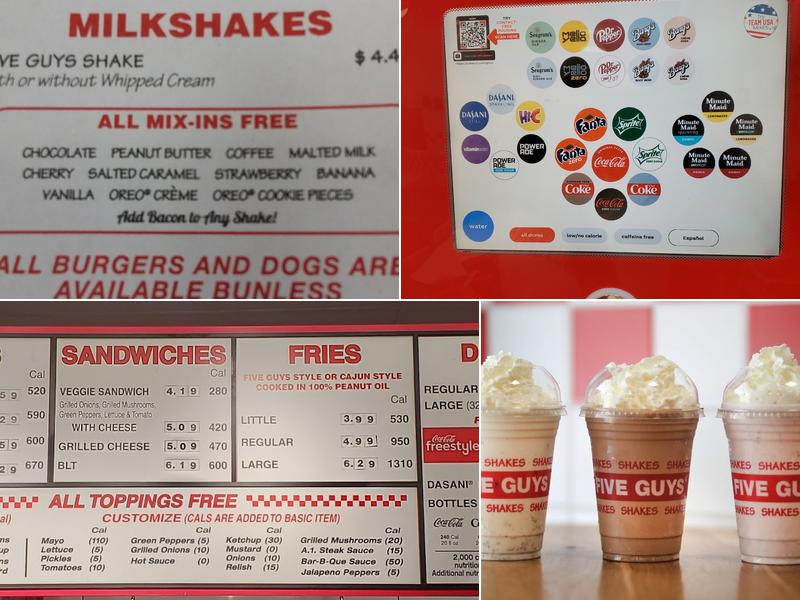 Five Guys Menu