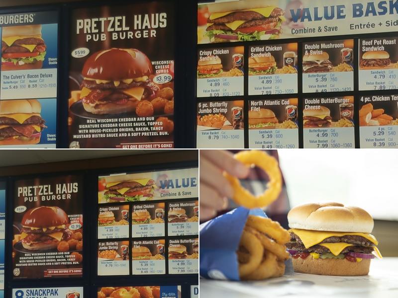 Culver’s Menu