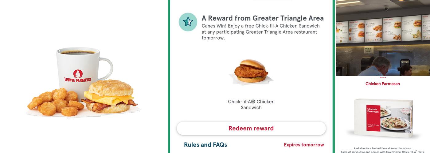 Chick-fil-A Menu