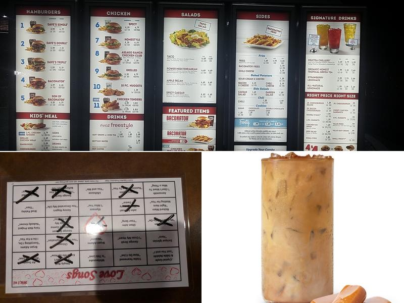 Wendy's Menu