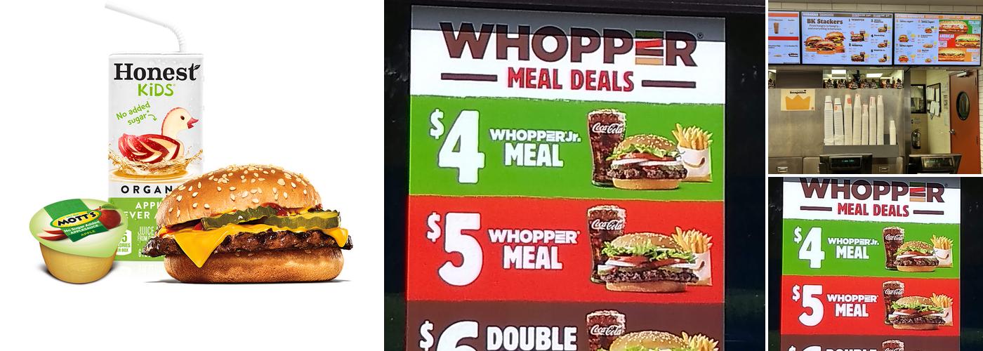 Burger King Menu