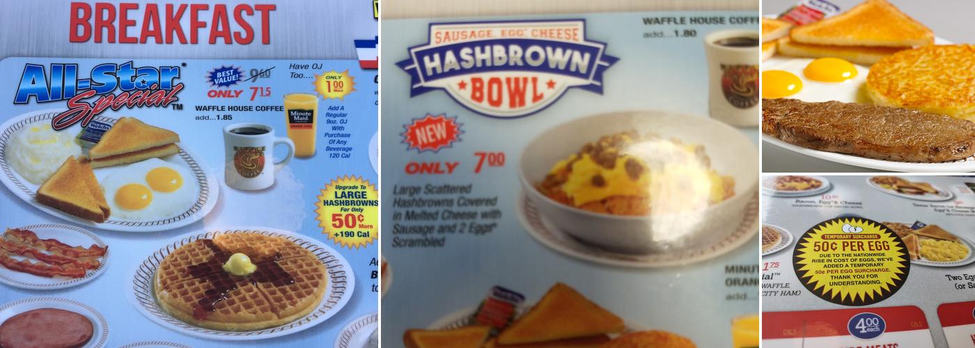 Waffle House Menu
