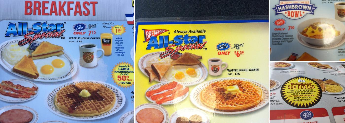 Waffle House Menu