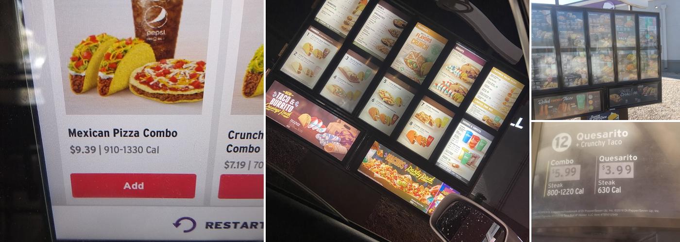 Taco Bell Menu