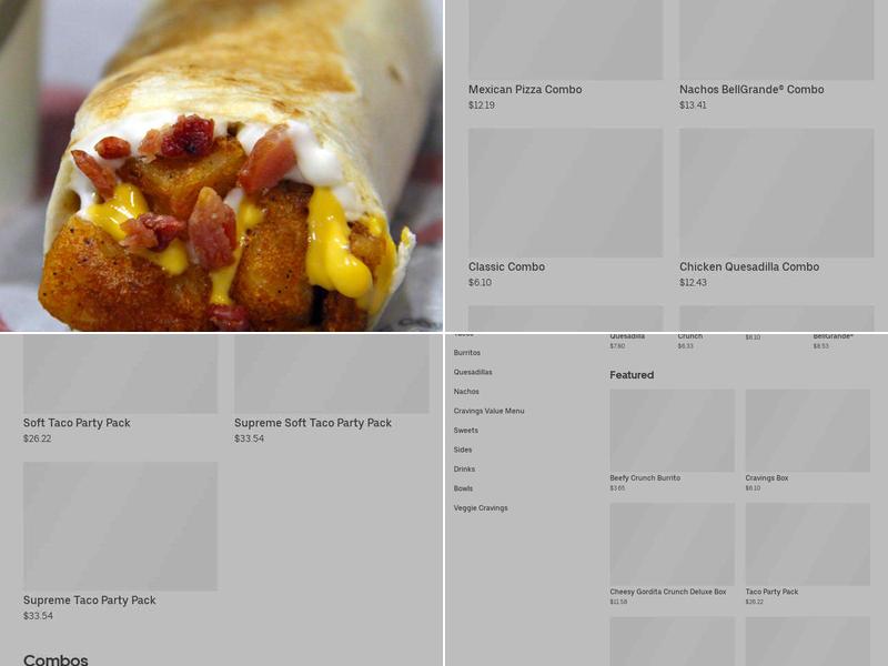 Taco Bell Menu