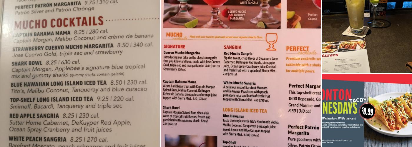 Applebee's Grill + Bar Menu