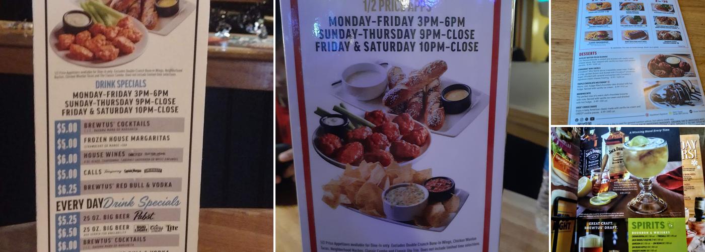 Applebee's Grill + Bar Menu