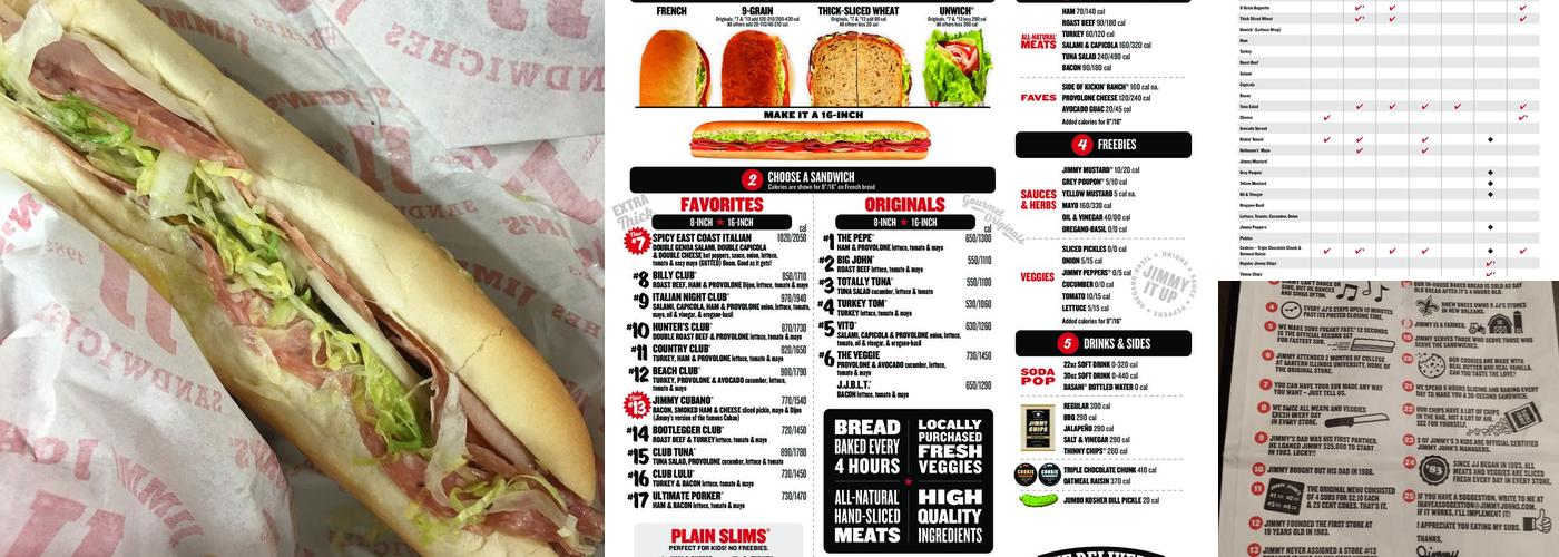 Jimmy John's Menu