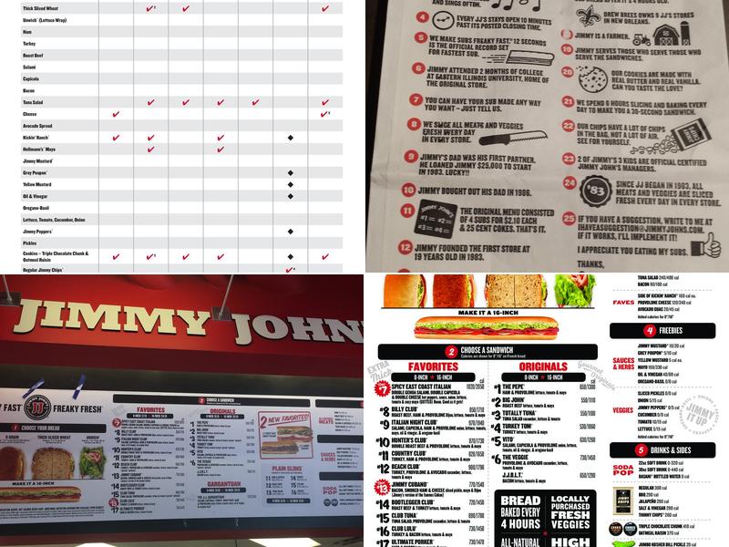 Jimmy John's Menu