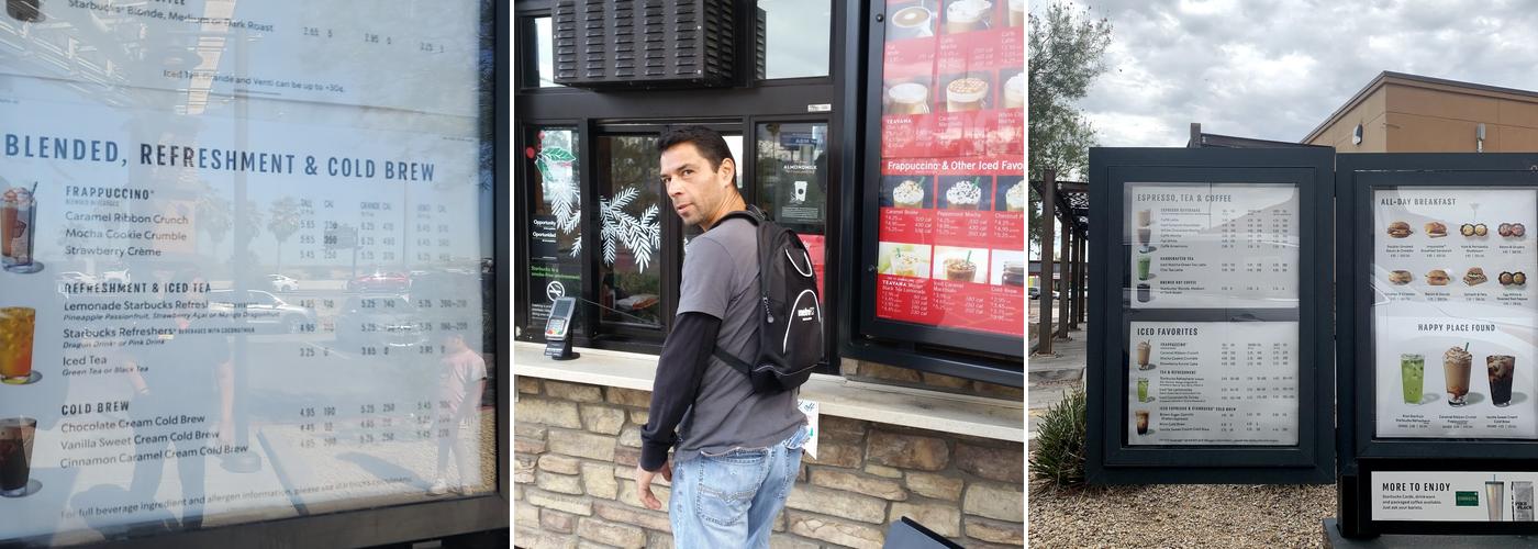 Starbucks Menu
