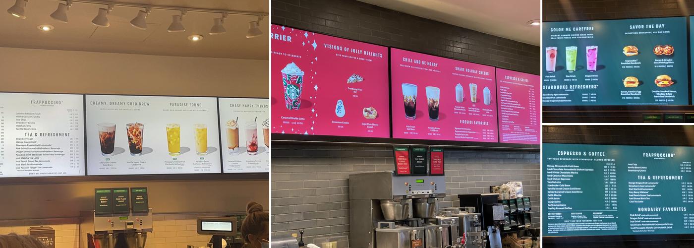 Starbucks Menu