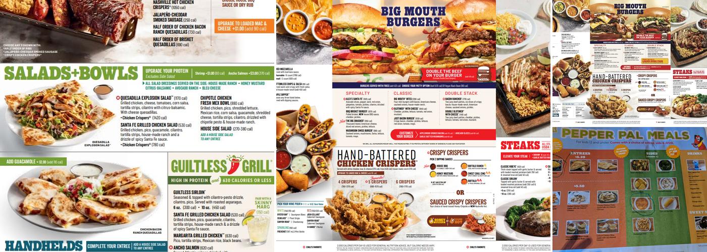 Chili's Grill & Bar Menu